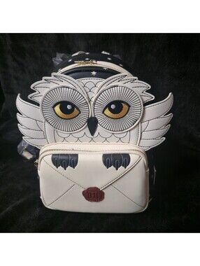 Loungefly Harry Potter Hedwig Howler Mini Backpack NWT